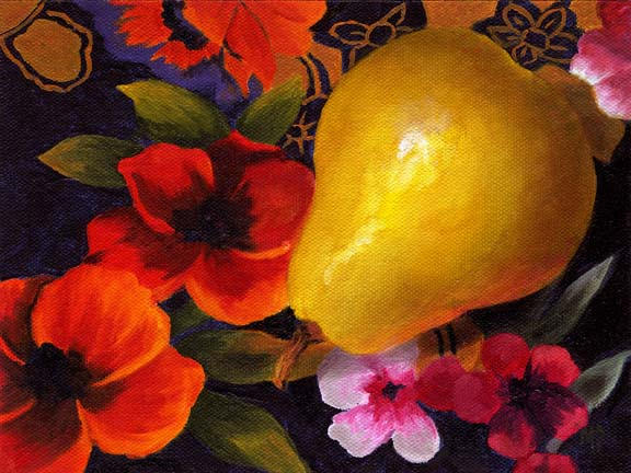 Golden Pear - 6" x 8"
Oil on panel
SOLD