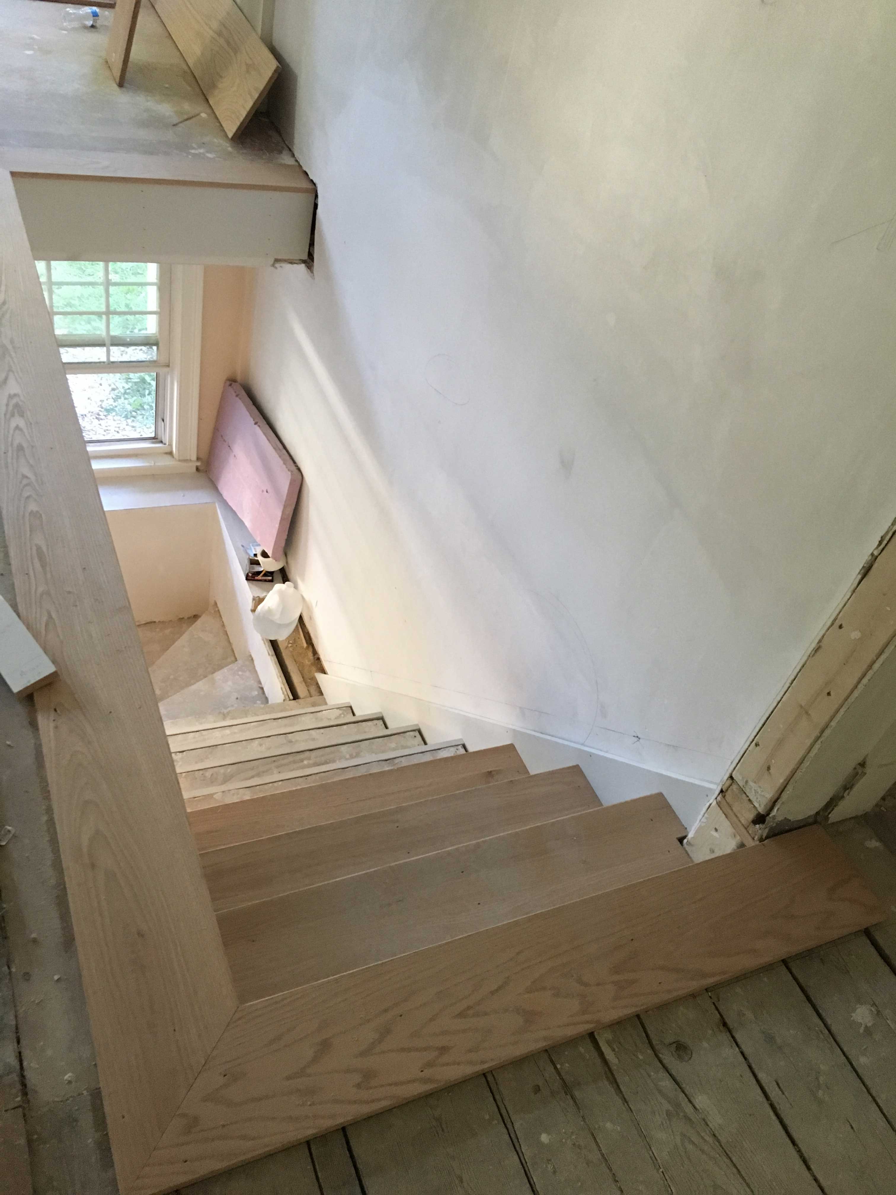 During Stairs Remodeling