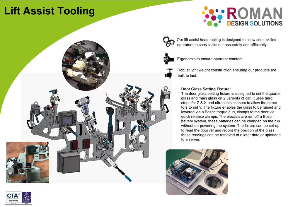 Lift Assist tooling