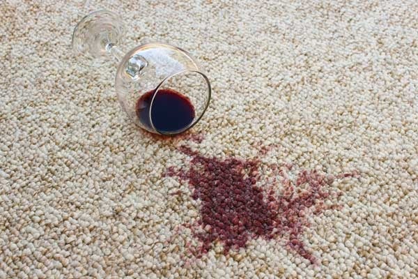 Wine Spilled on Carpet
