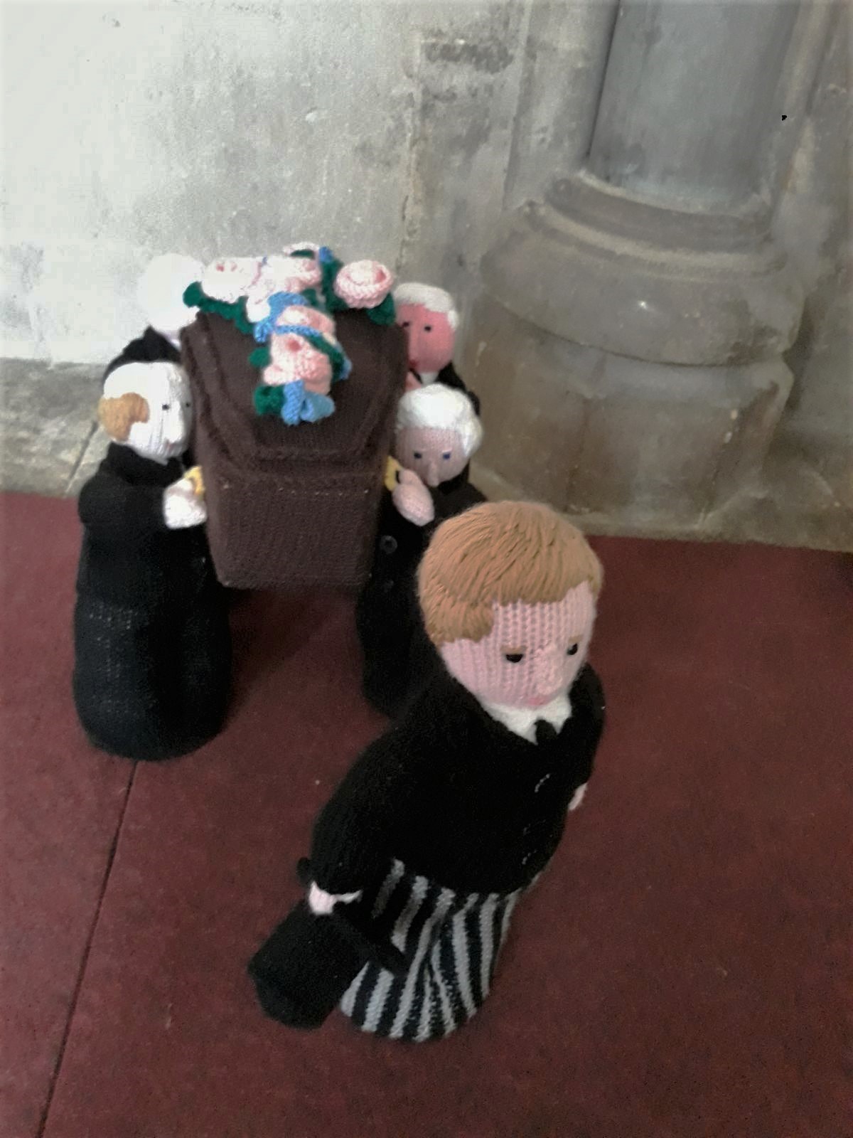 Knitted Funeral Procession
