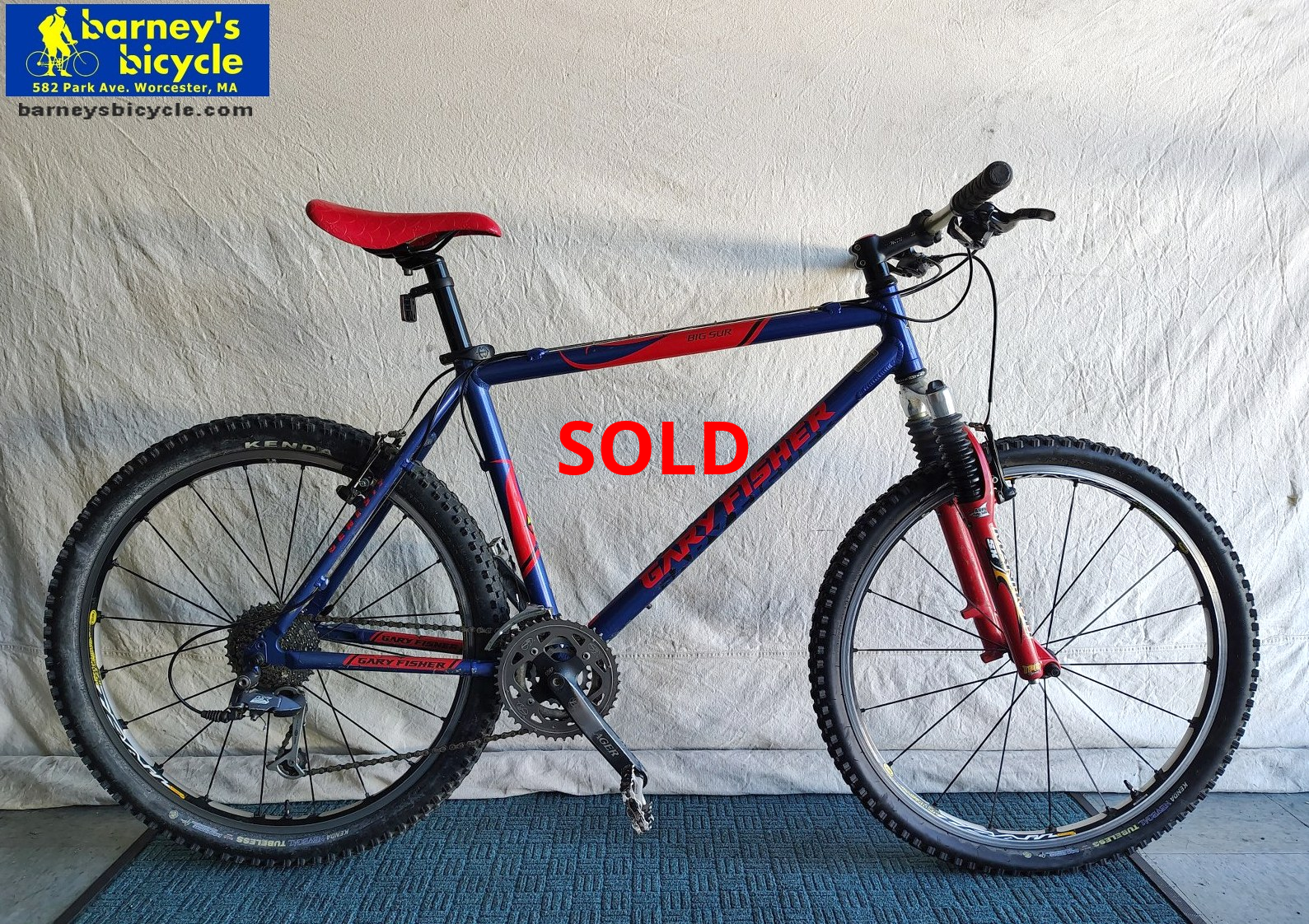 Gary Fisher Big Sur
Frame Size: 19" LG / Rider Height: 5'9-6'0
Price: $449.00 (Professionally Tuned)
