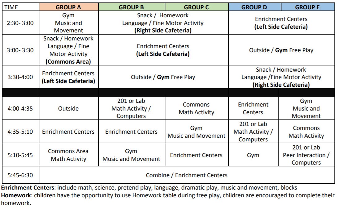 business plan for after school program