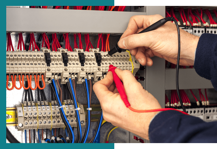 Electrician Testing Wiring System