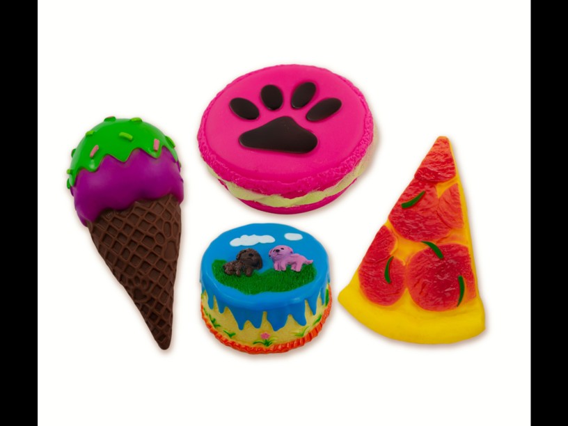 SP-3431 TINNY CHUM SET 
DE 4 PZS VINIL C/SONIDO COMIDA