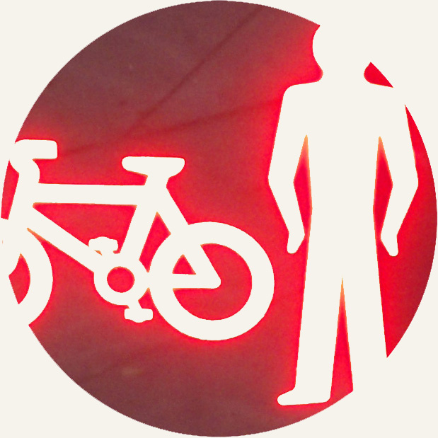 pedestrian and cyclist