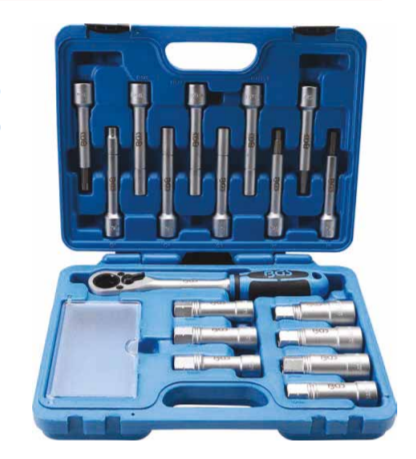 Juego de llaves para desmontar amortiguadores | 18 piezas