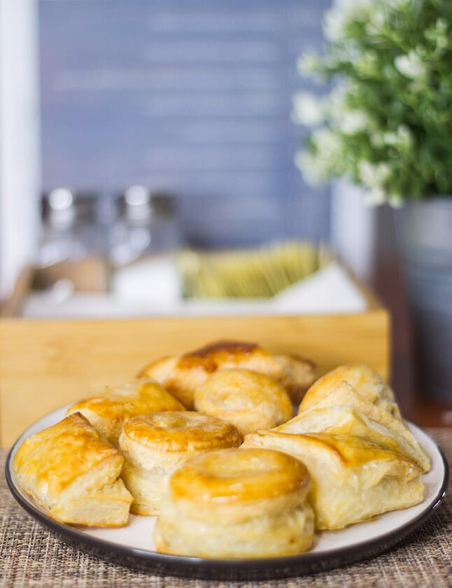 Plate of Donuts and Bread