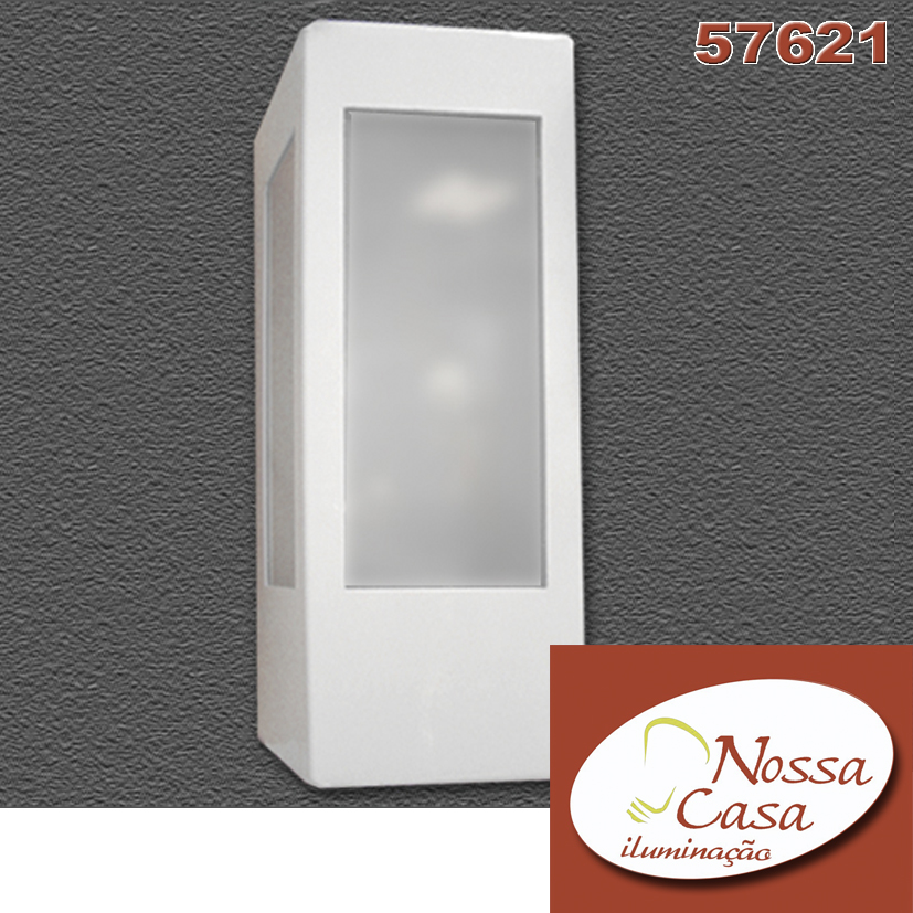 Arandela branca p/ 1 e27