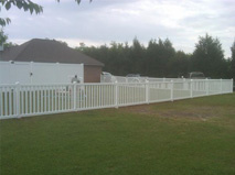White Wooden Fence 4