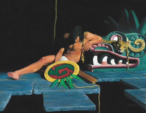 GUERRERO JAGUAR

Dimensión: 120 x 180 cms.