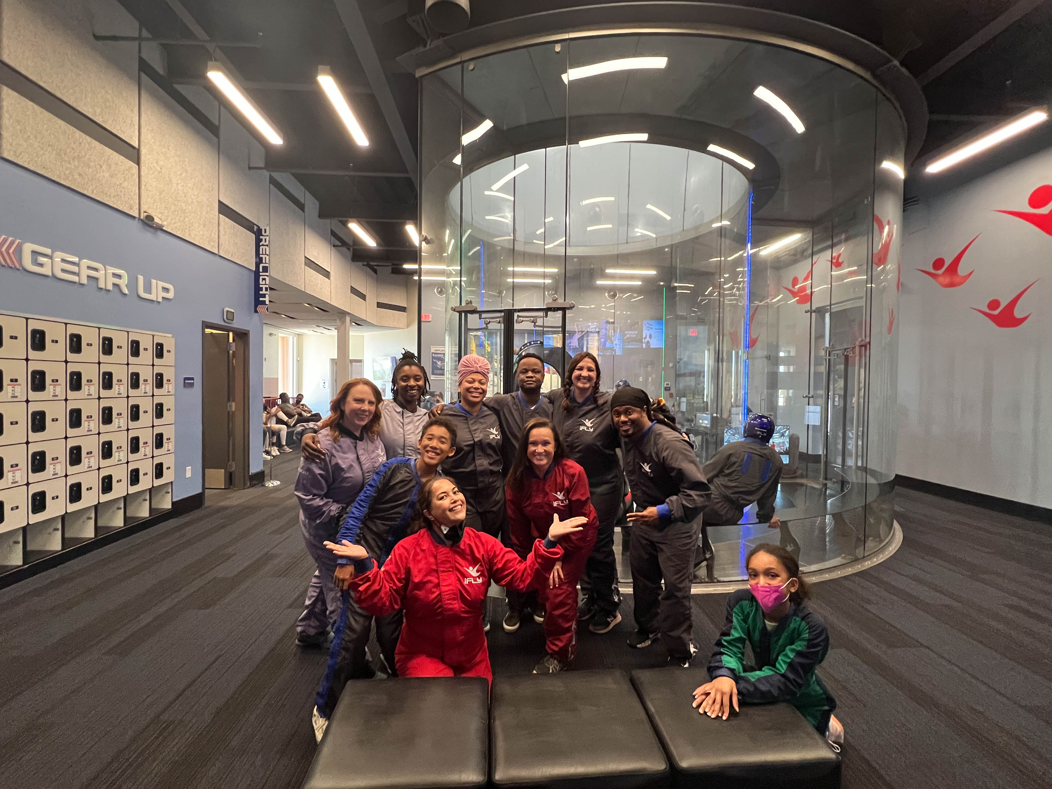 Mommy tried indoor skydiving