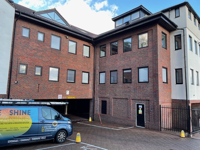 Office Block Exterior Window Cleaning