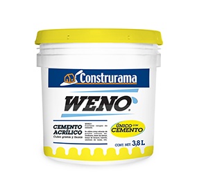 Weno cemento acrílico 3.8 L.