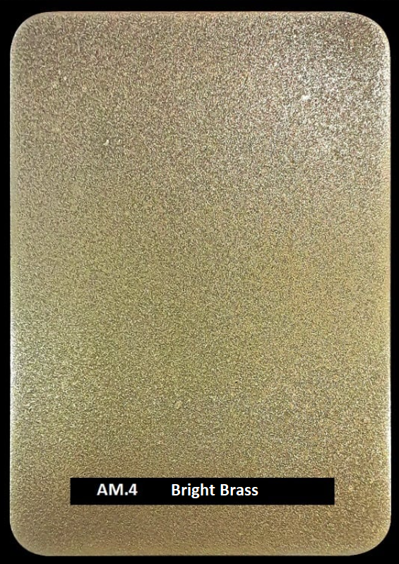 Metal finishes - metal coating AM.4 Bright Brass 