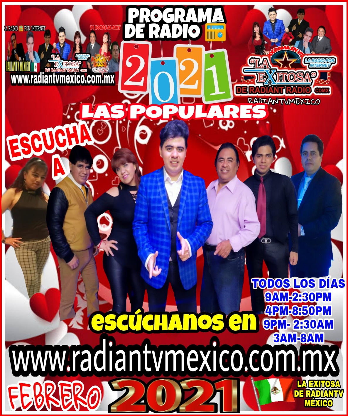 LAS POPULARES DE LA EXITOSA DE RADIANTVMEXICO