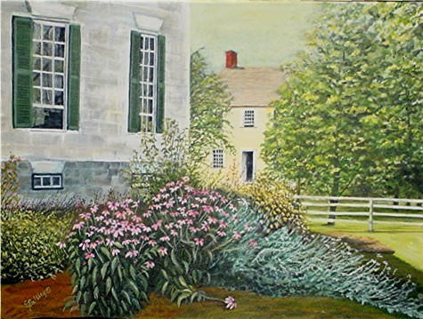 Shaker Series #14: Herb Garden, Acrylic, 20x24 SOLD