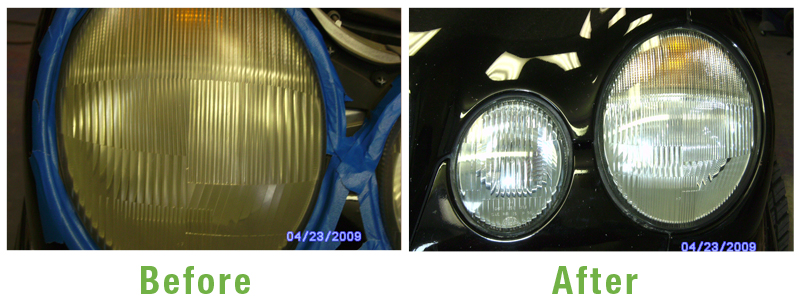 Headlights Before and After