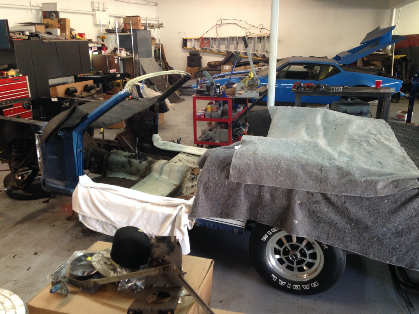 Interior,glass, doors removed