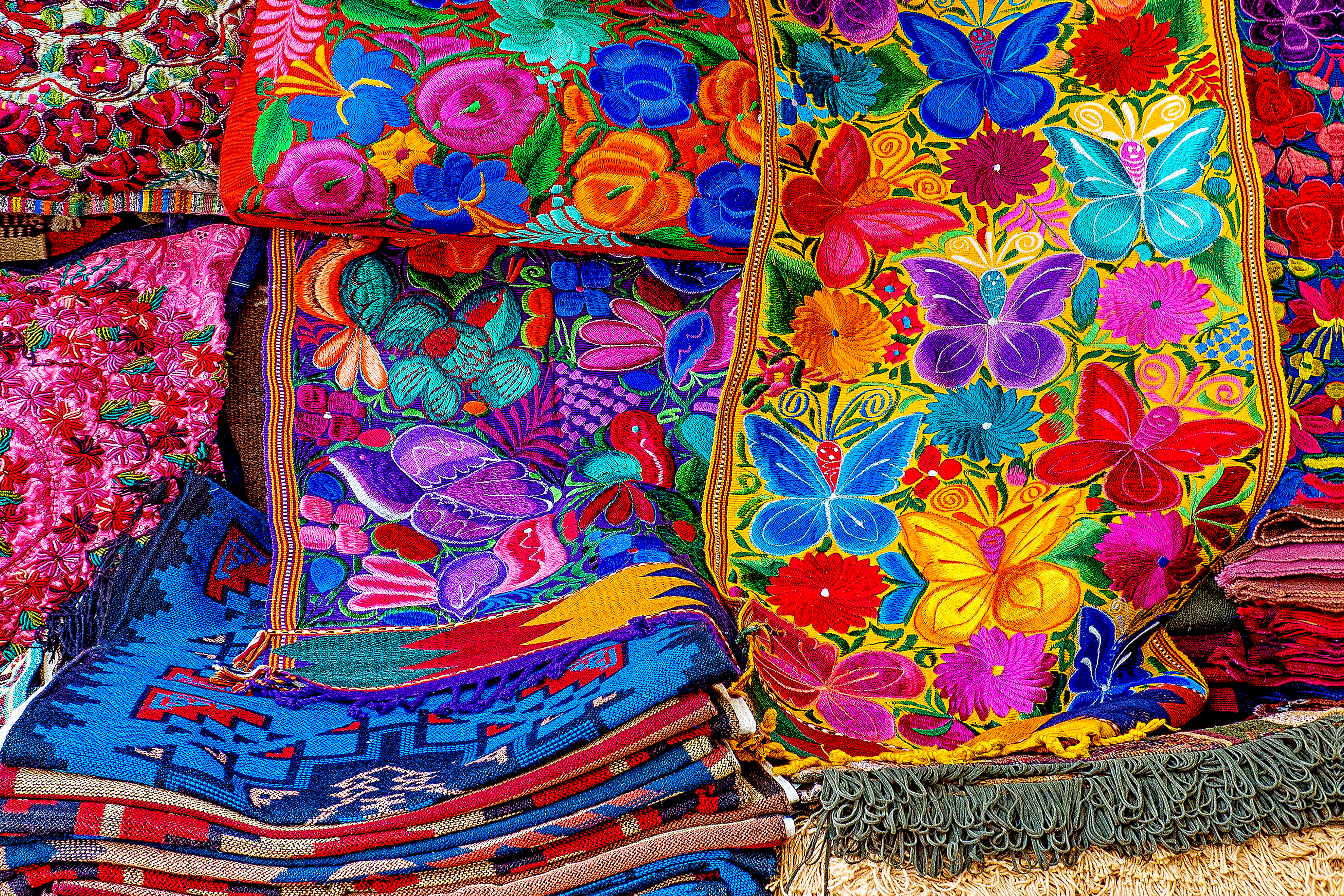 PILE OF COLOR - Santa Fe is another one of those places where photographers just can’t stop pushing that button. The opportunities for wonderful photographs are endless. This shot was taken in a small street shop. 