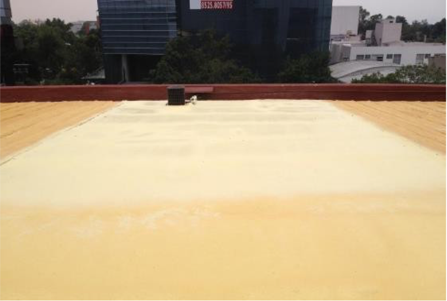 Aplicación d aislante térmico y acústico 