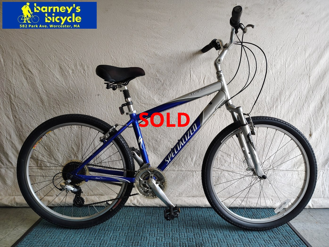 Specialized Expedition
Frame Size: 17" MD / Rider Height: 5'6- 5'9
Price: $419.00 (Professionally Tuned)