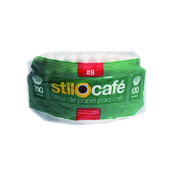 Filtro para Cafe #8 x100 und