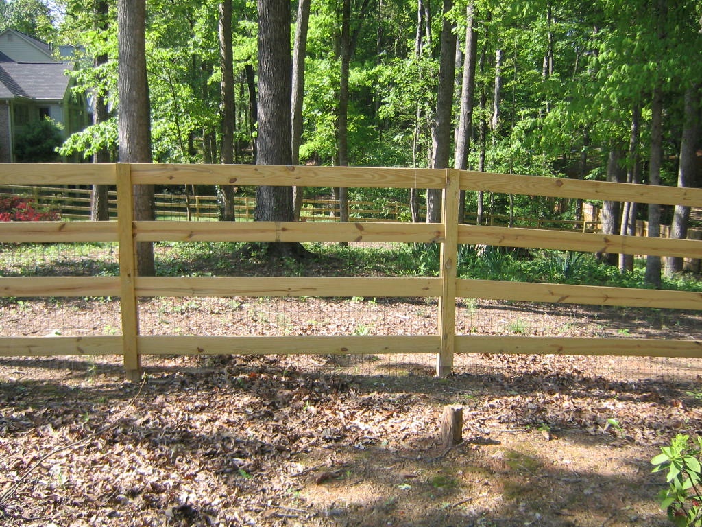 5' PT 4 RAIL RANCH RAIL WITH WIRE
