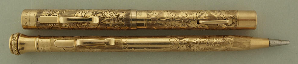 Wahl 14KT Engraved Set in Near Mint Condition