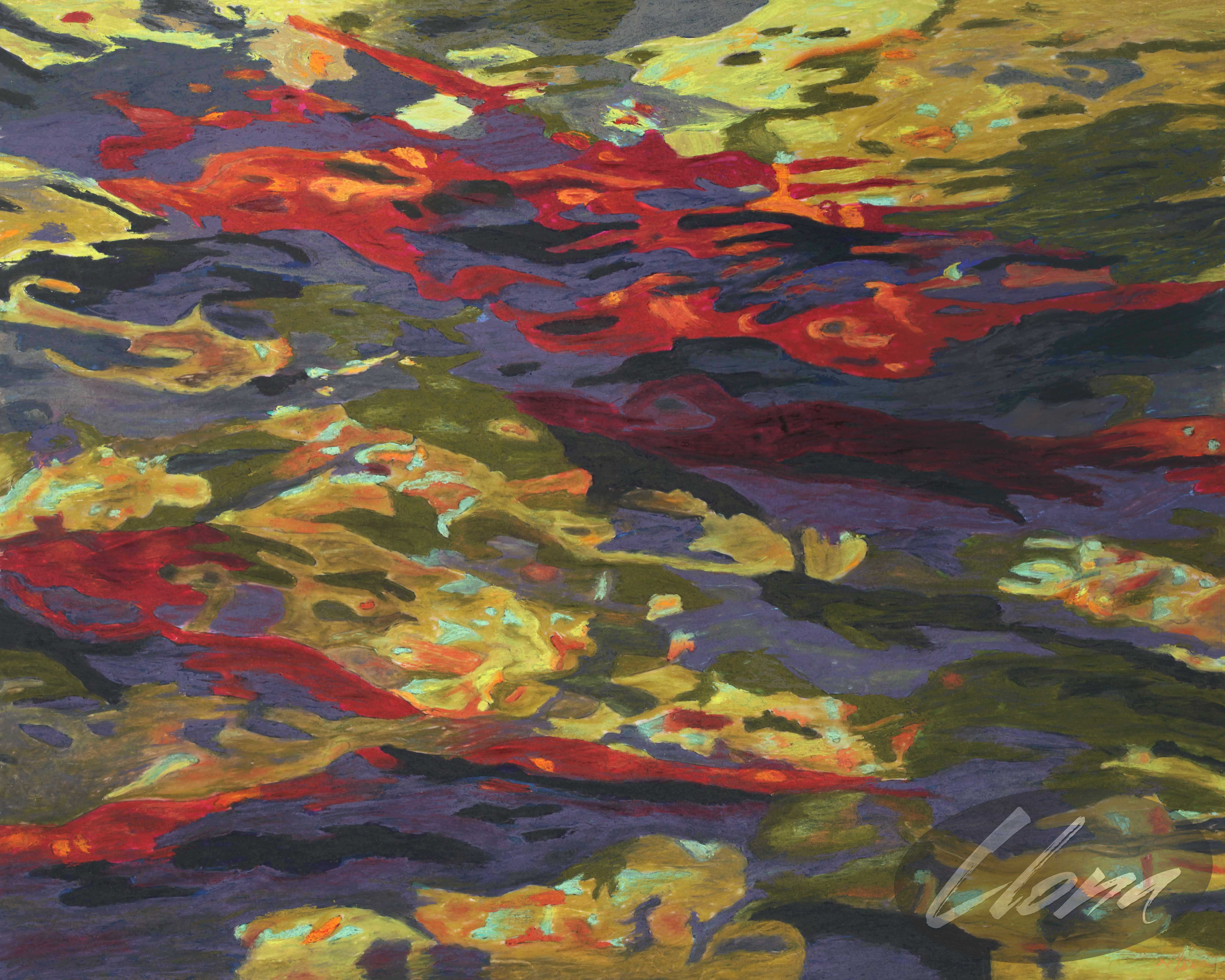 Hidden Kokanee in Plain Sight
Original Pastel Painting
20" x 16"