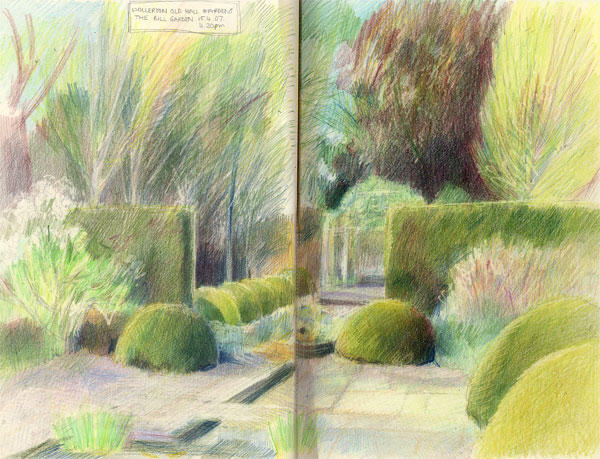 Sketchbook/England: The Rill Garden
