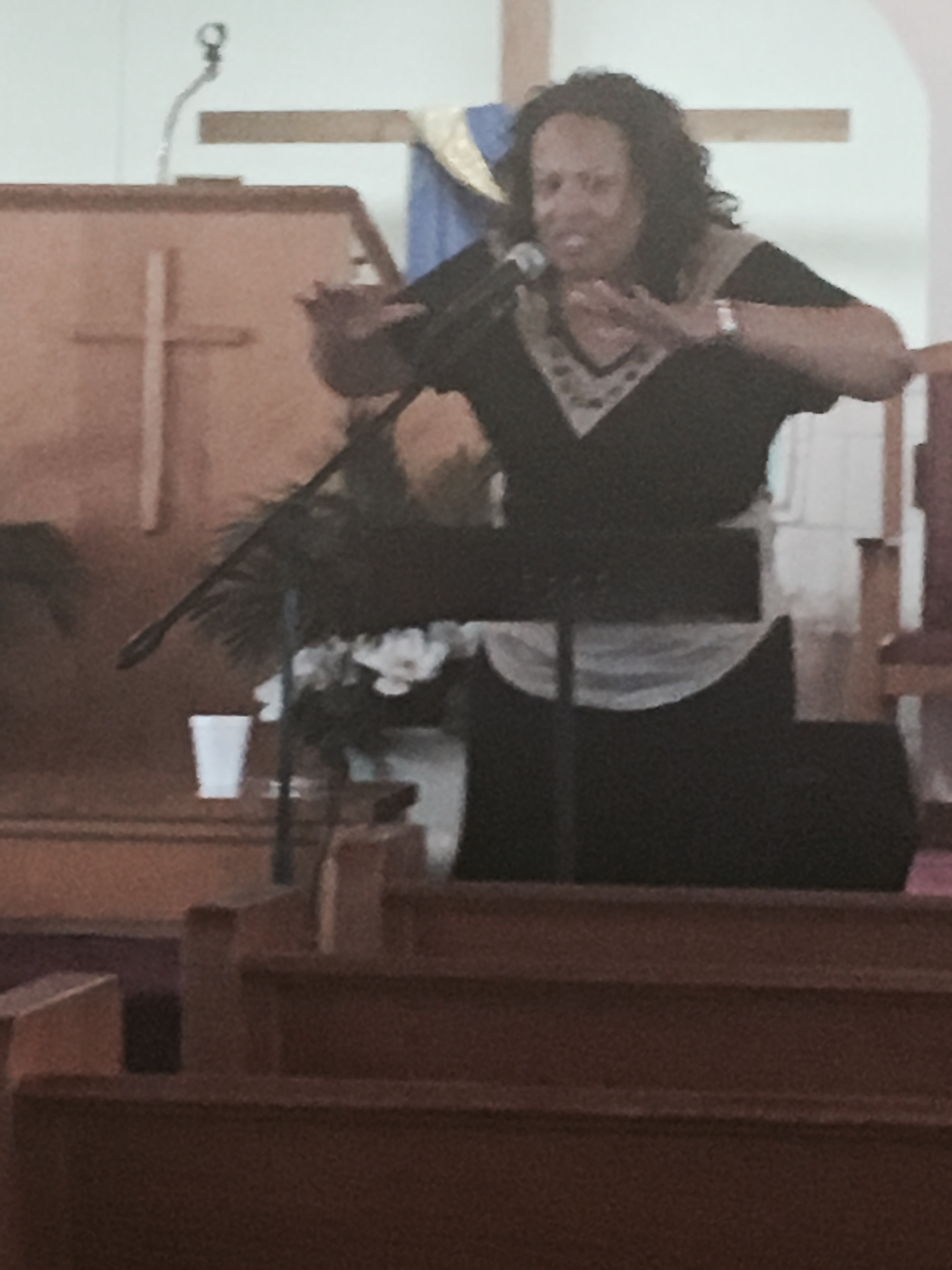 1st Lady P teaching Sunday School