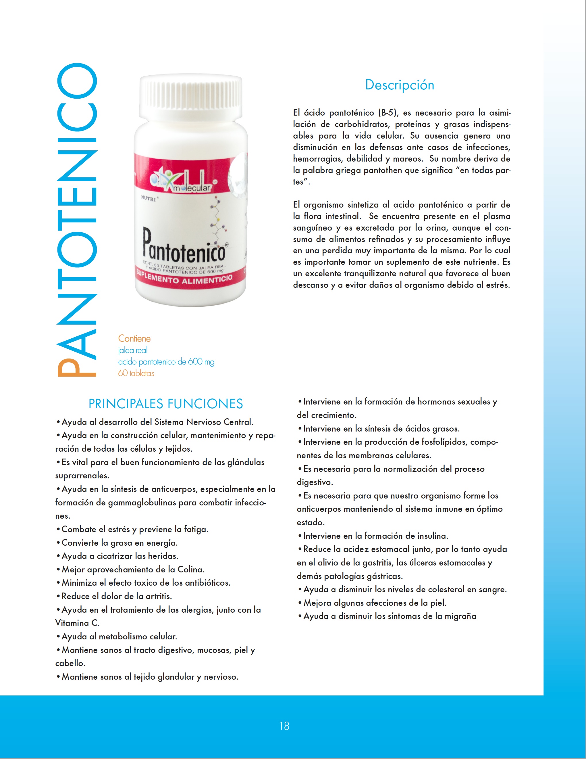 Acido Pantotenico, B5