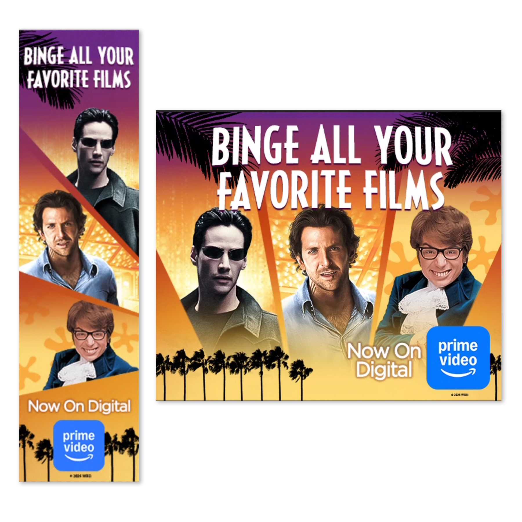 Prime Video Couchfest Digital Banners for Film