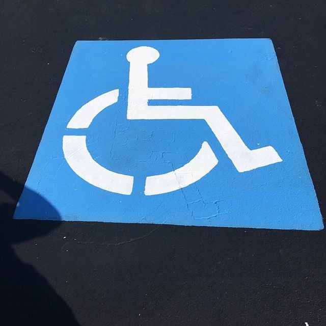 Parking Markings Handicap Installation