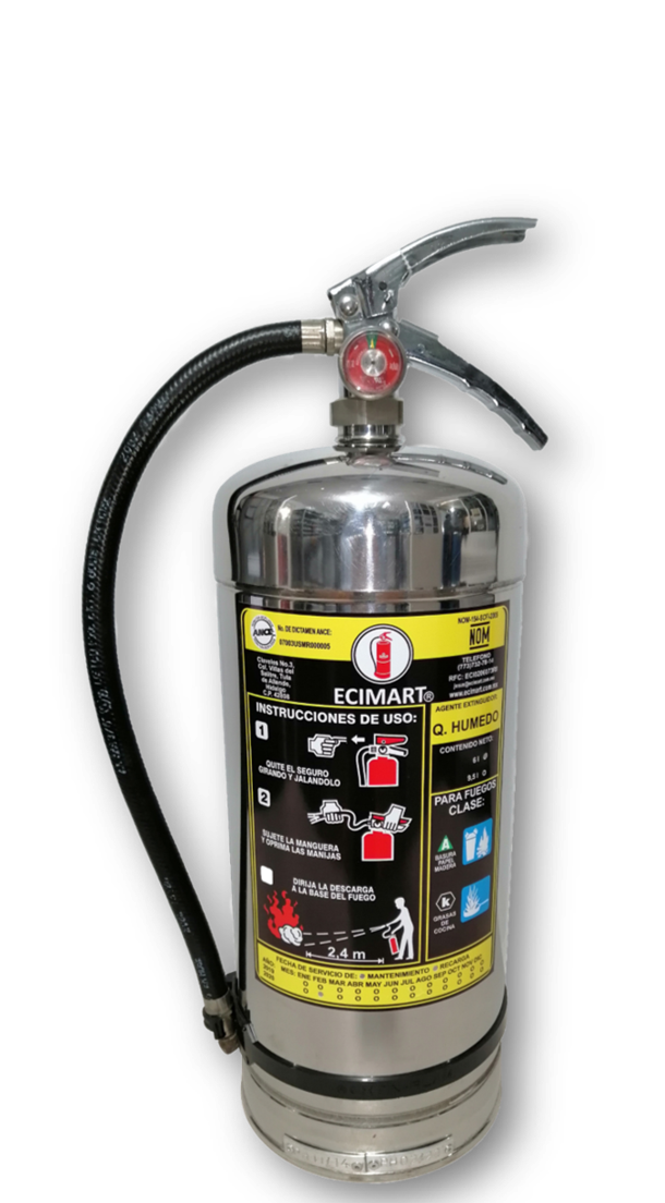                      MANTTO. Y RECARGA EXT. Q.
                     HUMEDO 6 L