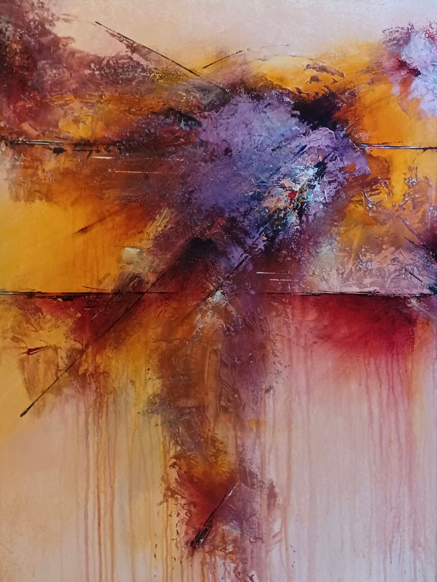 The Same Energy that Moves Mountains and Stars Move Me
Acrylic
30" X 40"
$495