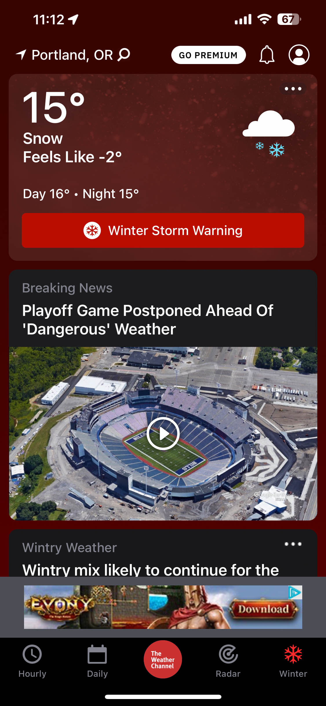 The weather is going to get much worse