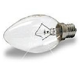 Bombillo Inc. Vela Claro  25W 120V 
E14 E27 CH Cod -10155