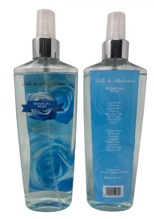 VSBM-SM  
FRAGRANCE MIST-SENSUAL MIST 8 OZ
24 CS
