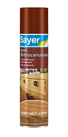 NITROLACK DIRECTA EN AEROSOL NL-10XX
Se trata de una laca de nitrocelulosa de altos sólidos, excelente acabado,
con muy buena nivelación, de rápido secado y facilidad de aplicación.
Debe ser usada para muebles de interiores,
puede usarse para hacer pequeñas reparaciones.
USO
Especialmente desarrollada para obtener acabados de alta calidad
y durabilidad, para muebles de uso en interiores.
Ideal para líneas de barnizado continuo con hornos de secado,
en especial para procesos de tipo americano,
CARACTERÍSTICAS
ACABADO: BRILLANTE/SEMI MATE
APLICACIÓN: AEROSOL
CAPACIDAD 450ml