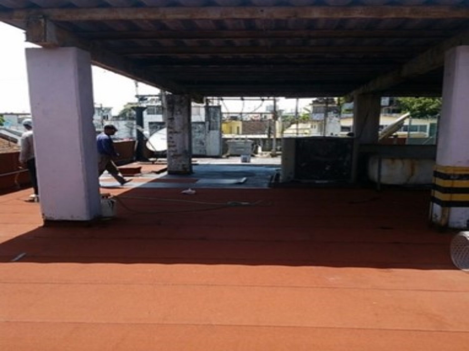 Impermeabilización de la sucursal HSBC, Tuxpan, Ver.
