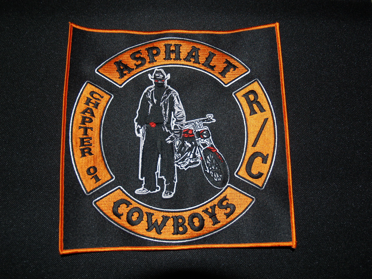 Asphalt Cowboys Back Patch
