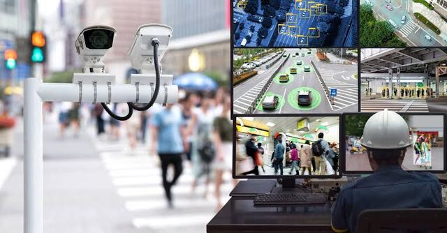 Cámaras de videovigilancia urbana con sistema de monitoreo inteligente de tráfico y peatones en tiempo real Cámaras de videovigilancia urbana con sistema de monitoreo inteligente de tráfico y peatones en tiempo real