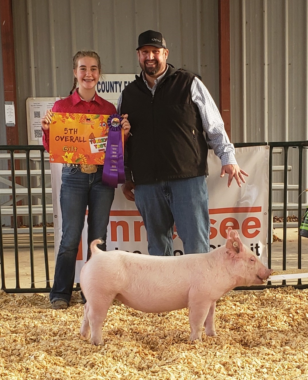 Lily Peterson
2021 Turkey Trot Jackpot
Champion Yorkshire Gilt