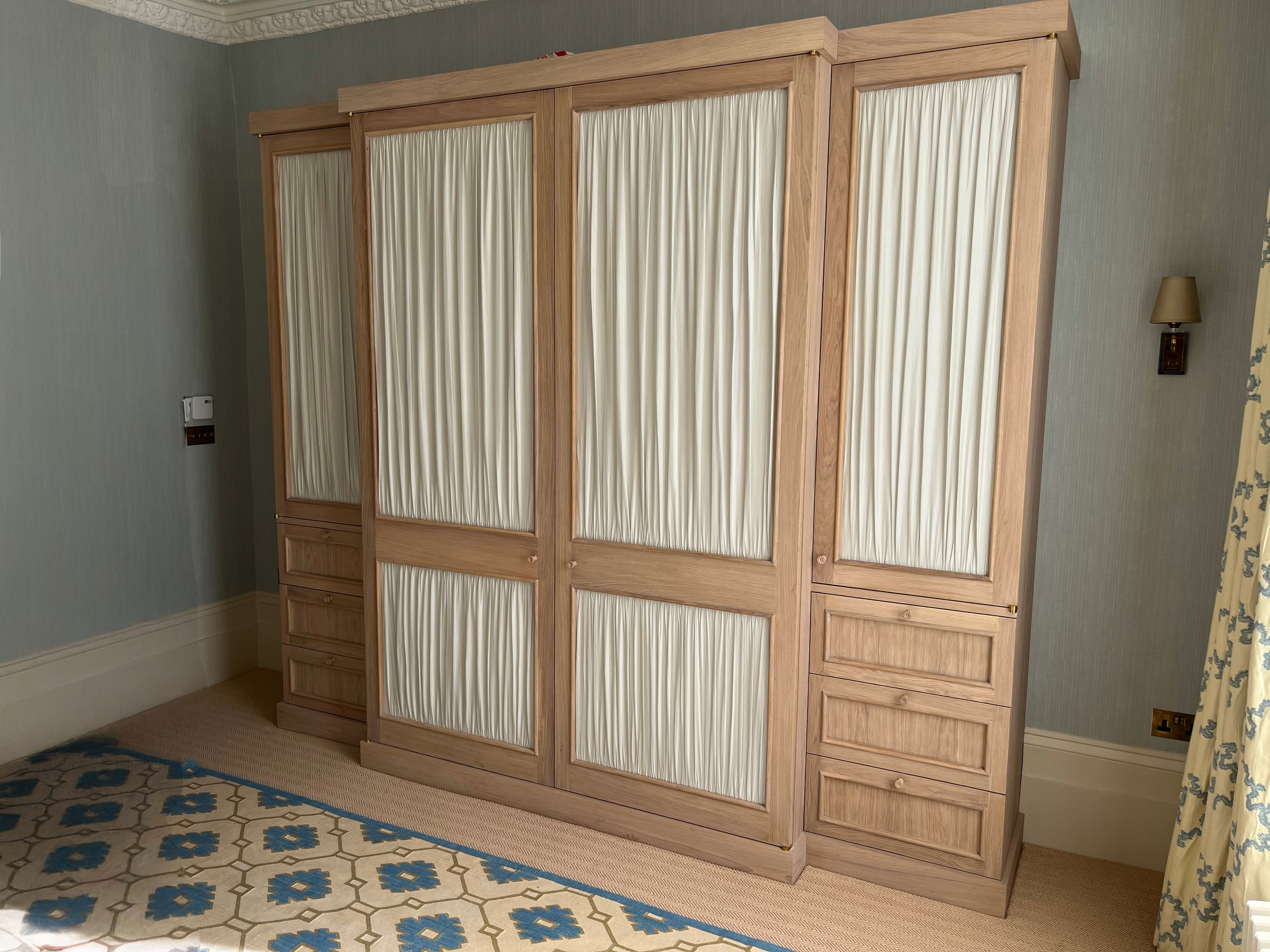 a desk with a drill and a drill on it