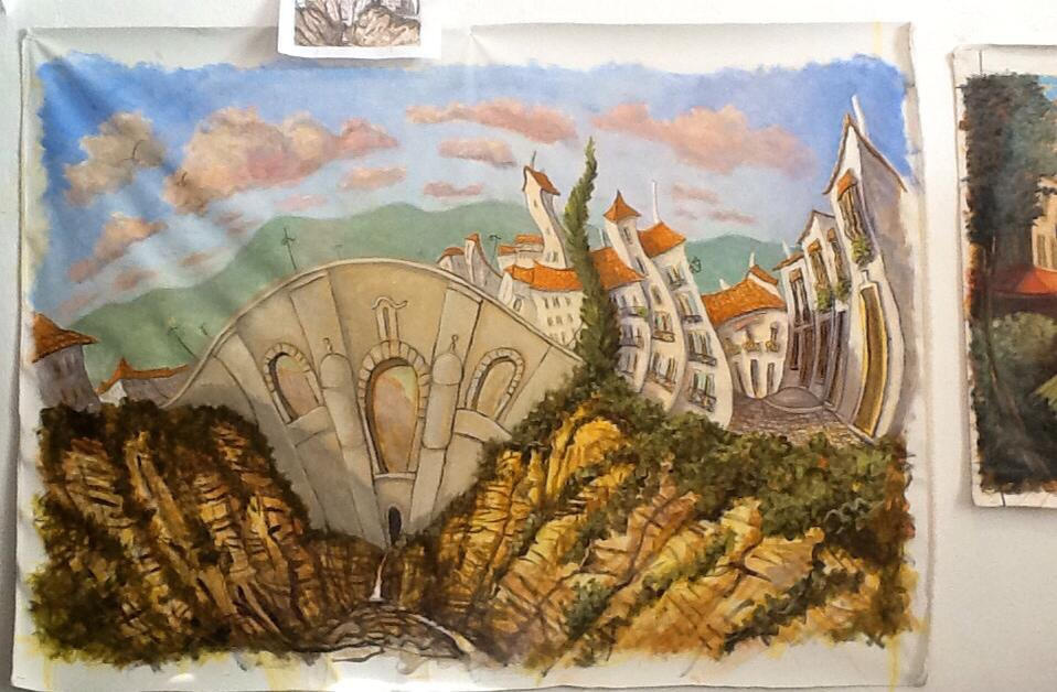 Linda McCluskey Paintings Bienvenue