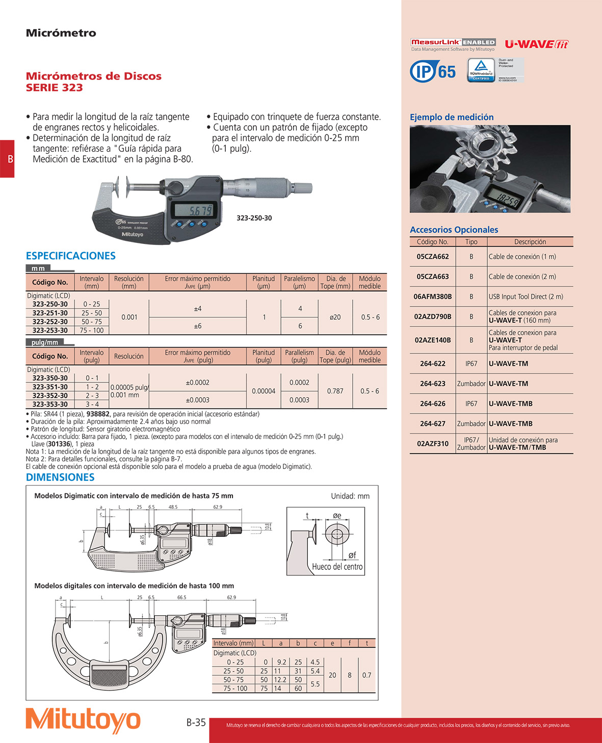 Micrómetros de disco 

