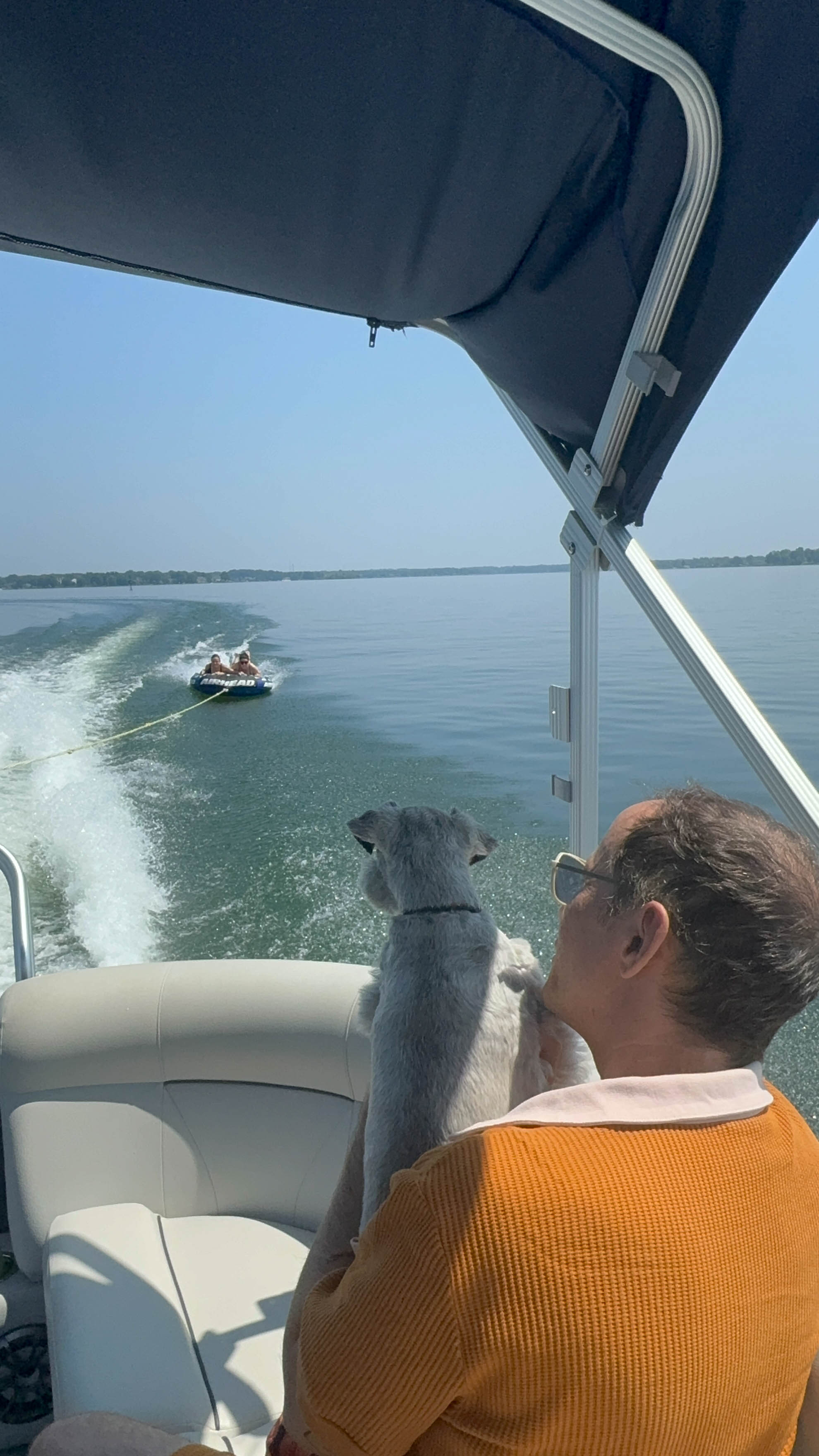 Guthrie spent the day with us