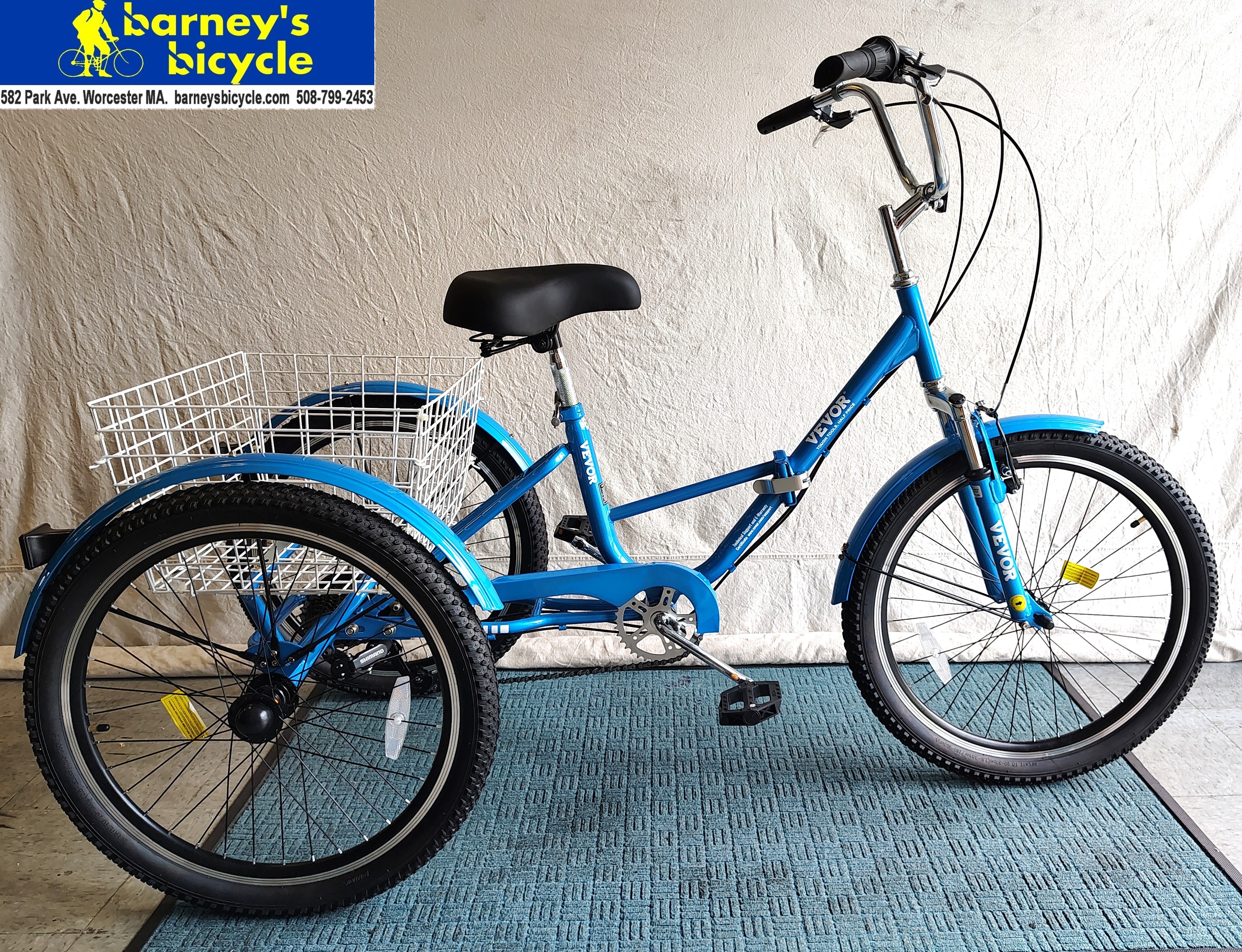 Vevor Adult Folding Trike
Wheel Size: 24" Speeds: 7spd
(Professionally Assembled) NEW!
 Price: $449.00  
 